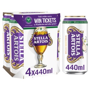 Stella Artois Premium Lager 4 X 568Ml