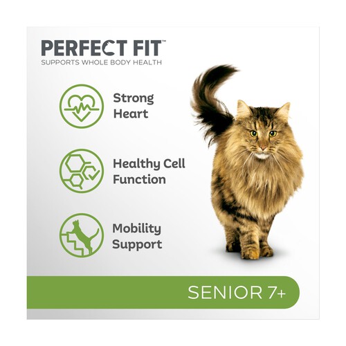 Perfect Fit Advanced Nutrition Senior Complete Dry Cat Food Chicken