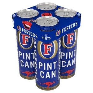 Foster's Lager Beer Can   4 x 568ml