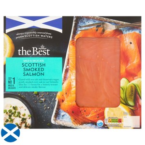 Morrisons The Best Strong & Intense Smoked Scottish Salmon    100g