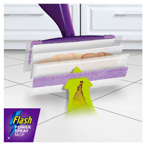 Flash Power Spray Mop Disposable Pads Regular 12 Pack