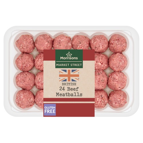 Morrisons British Beef Meatballs 672g