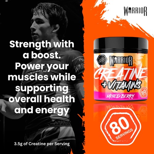 Warrior Creatine Plus Vitamins Mixed Berry 