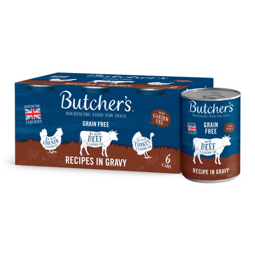 Butcher's Grain Free Variety Pack Dog Food Tins In Gravy