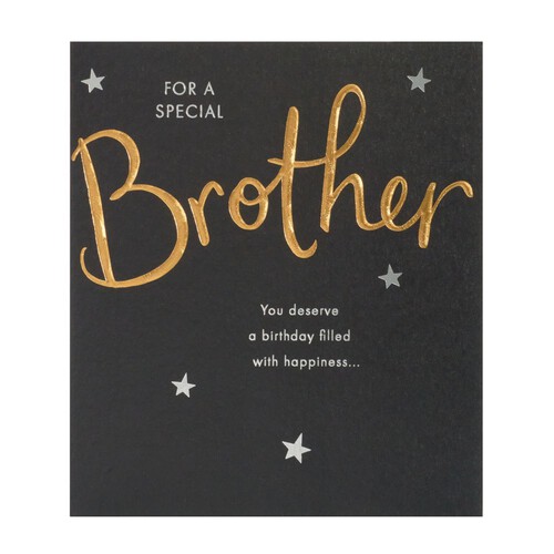 Brother Birthday Card