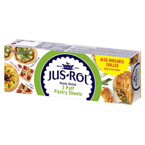 Jus-Rol Frozen Puff Pastry Ready Rolled Sheets