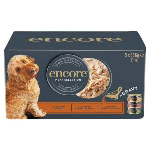 Encore Dog Tin Multipack Meat Selection In Gravy