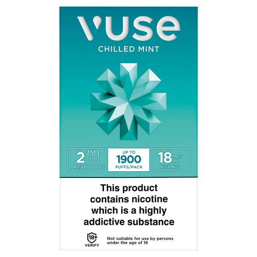 Vuse Originals Chilled Mint E-Liquid Pods 18mg