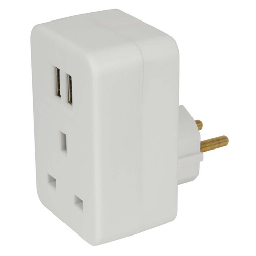 Morrisons USB / European Travel Plug Single