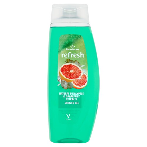 Morrisons Refresh Natural Eucalyptus & Grapefruit Shower Gel