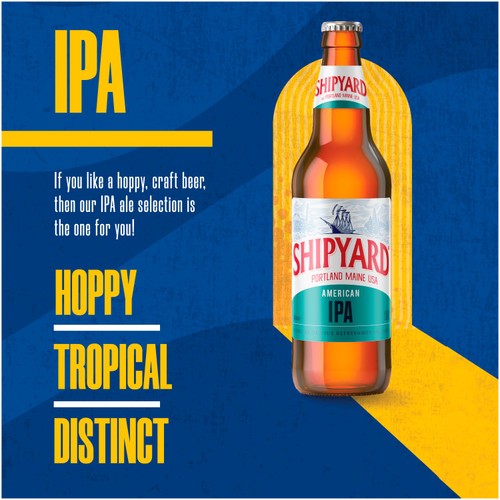 Shipyard American IPA Ale Beer