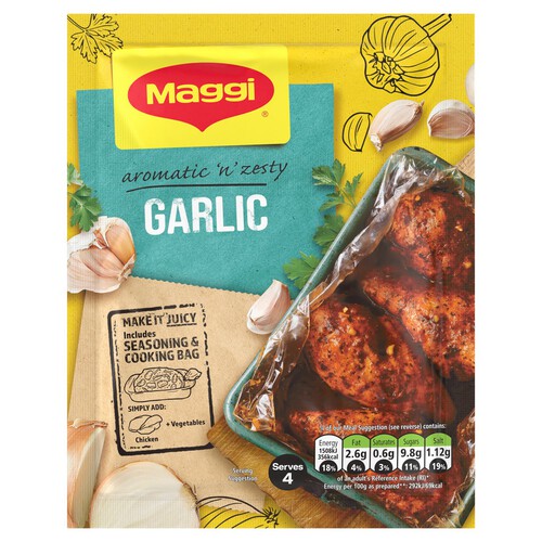 Maggi Juicy Garlic Chicken Herb and Spice Seasoning Mix