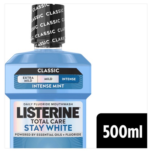 Listerine Total Care Stay White Arctic Mint Mouthwash 500ml
