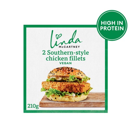 Linda McCartney 2 Southern-Style Chicken Fillets 210g