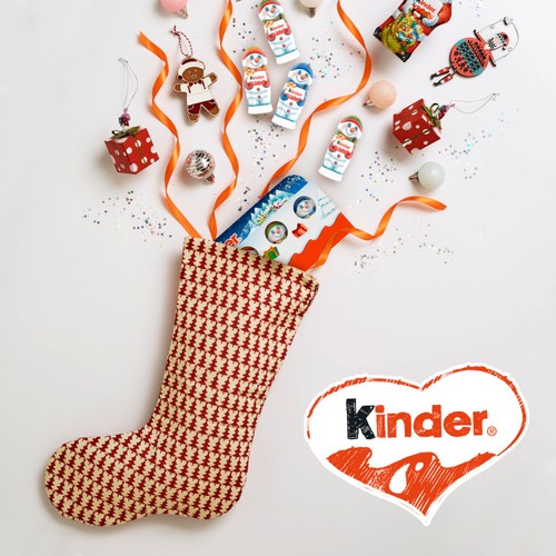 Kinder Milk Chocolate Christmas Mini Figures 6 x 15g
