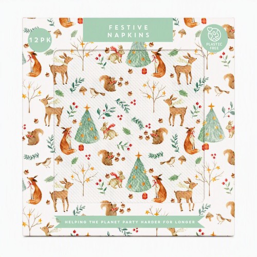 Mad Party Winter Napkins