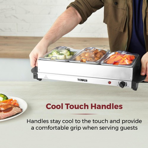 Tower Buffet Server & Plate Warmer