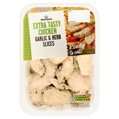 Morrisons Extra Tasty Chicken Slices With Garlic And Herb 
