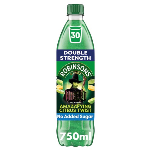 Robinsons Double Concentrate No Added Sugar Elphaba Citrus 