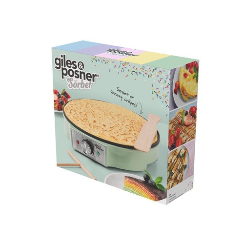 Giles and Posner Crepe Maker with Tool Green
