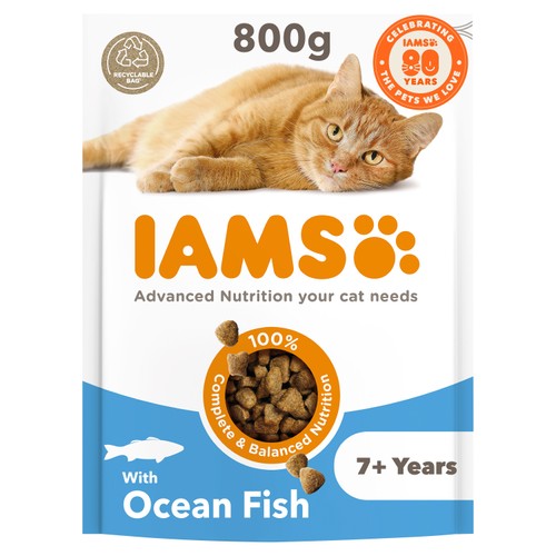 Iams Dry Cat Ocean Fish Senior