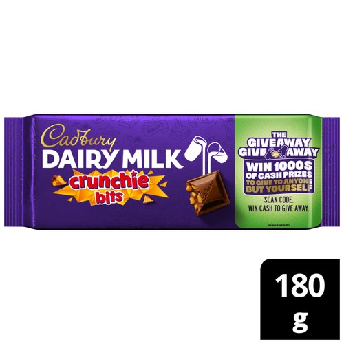 Cadbury Dairy Milk Crunchie Bits Chocolate Bar
