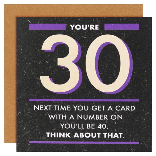 Hallmark You're 30 Birthday Card