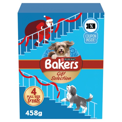 BAKERS Dog Treats Christmas Selection Gift Box 458g