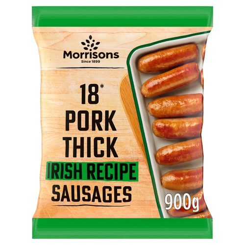 Morrisons Irish Thick Sausages 