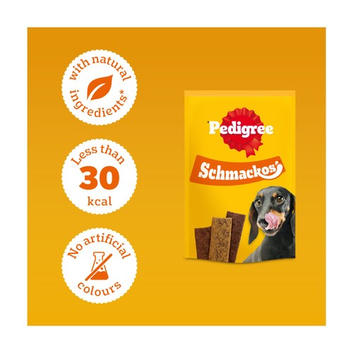 Pedigree Schmackos Adult Dog Treats Meaty Multi Mix 20 Strips