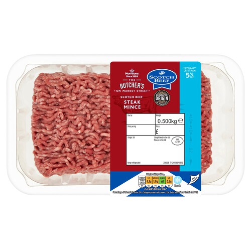 Morrisons Scottish Steak Mince 5% Fat