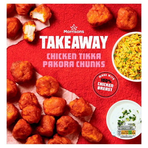 Morrisons Takeaway Chicken Tikka Pakoras