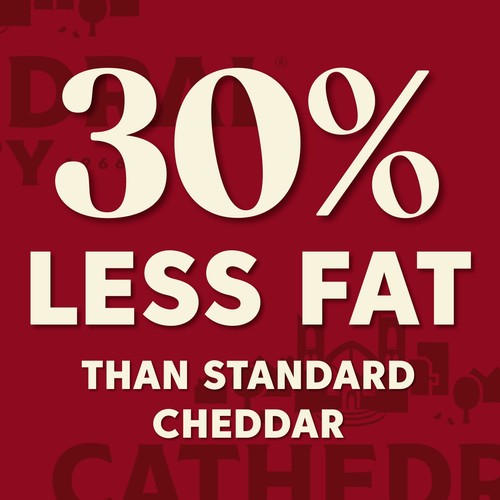 Cathedral City British 6 Large Lighter Cheddar Cheese Slices