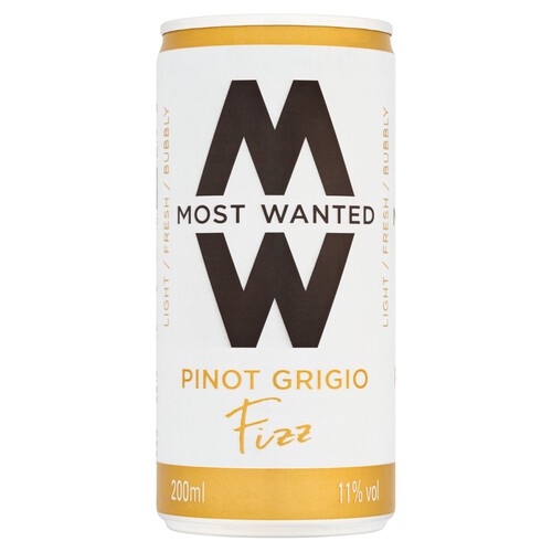 Most Wanted Pinot Grigio Fizz Cans