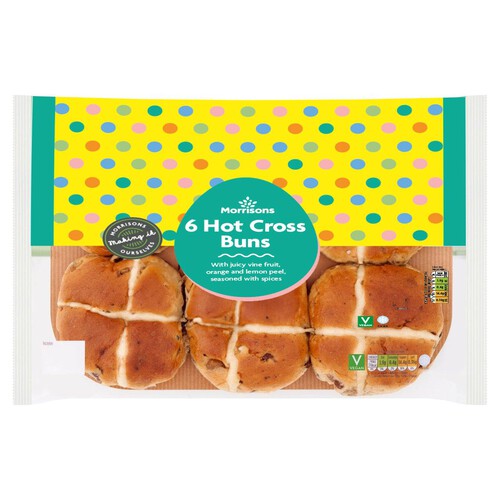 Morrisons Hot Cross Buns 