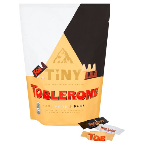 Toblerone Tiny Milk/White/Dark Chocolate Bars Pouch 