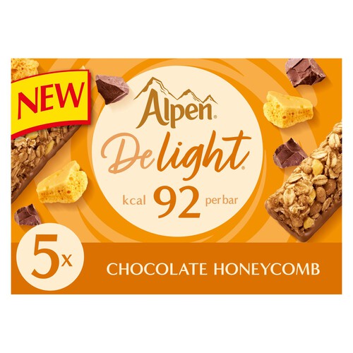 Alpen Delight Cereal Bars Chocolate Honeycomb