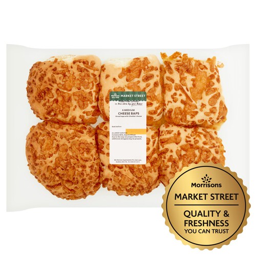 Market Street Medium Cheese Baps