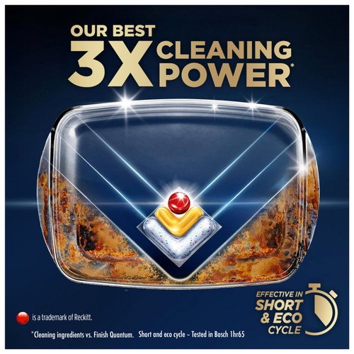 Finish Ultimate Plus Dishwasher Tablets Lemon 85 Tablets