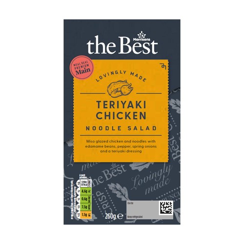 Morrisons The Best Teriyaki Chicken Noodle Salad 260g