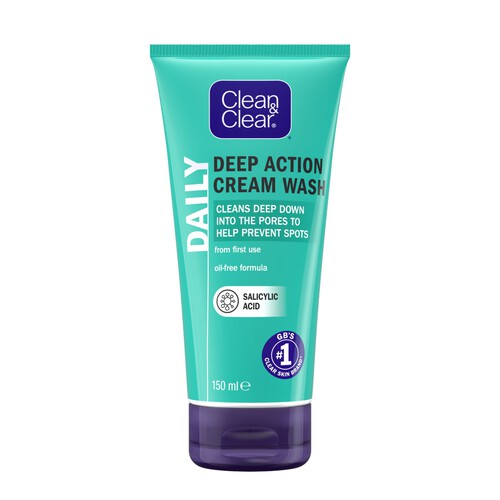 Clean & Clear Deep Action Cream Wash