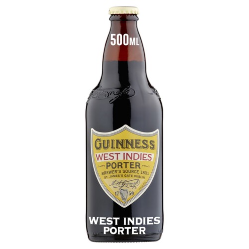 Guinness West Indies Porter Beer 6% vol Bottle