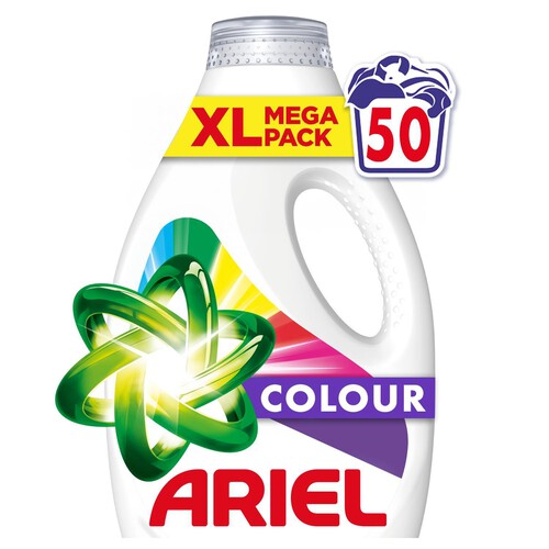 Ariel Colour Washing Liquid 50 Washes 