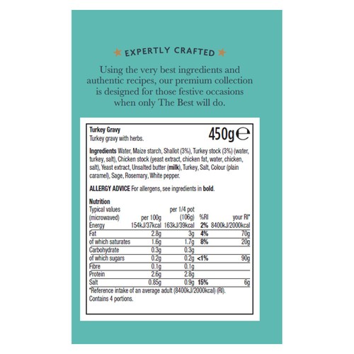 Morrisons The Best Turkey Gravy Christmas 450g