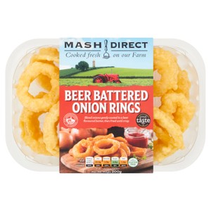 Mash Direct Beer Battered Onion Rings 200G