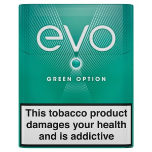 evo berry option tobacco sticks EVO Green Option Tobacco Sticks Berry-Mint Flavor on Demand 20 Pack
