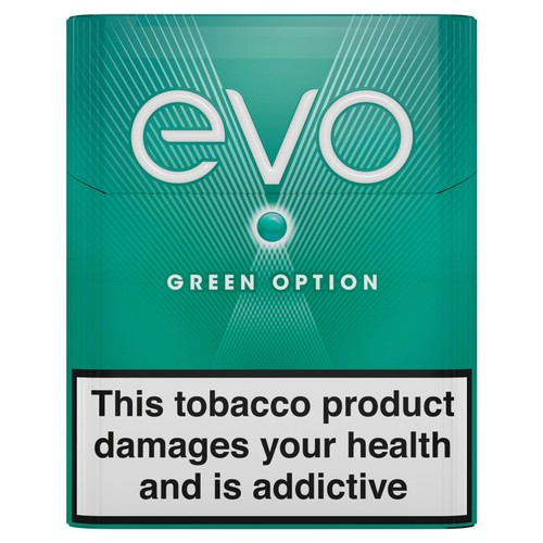 EVO Green Option Tobacco Sticks Berry-Mint Flavor on Demand 20 Pack