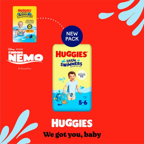Huggies Little Swimmers Swim Nappies Size 5-6