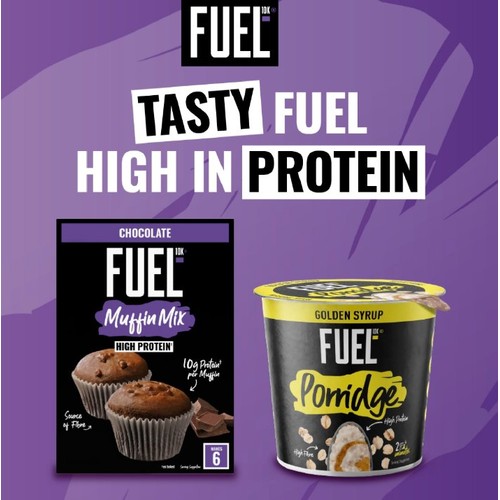FUEL10K Chocolate Muffin High Protein Breakfast Baking Cake Mix 150g