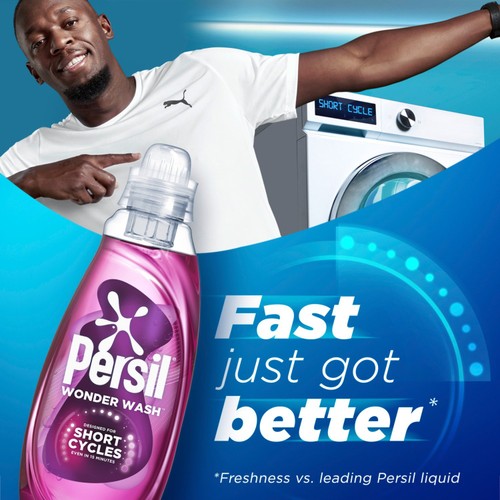 Persil Wonder Wash Bio Care Liquid Detergent Ultra Care Speed Clean 55 Wash